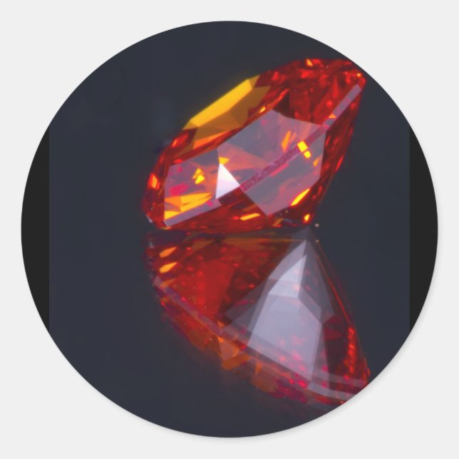 Adesivo Redondo Joias Sticker (Frente)