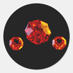 Adesivo Redondo Joias Sticker