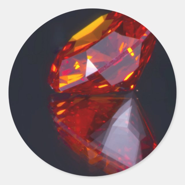 Adesivo Redondo Joias Sticker (Frente)