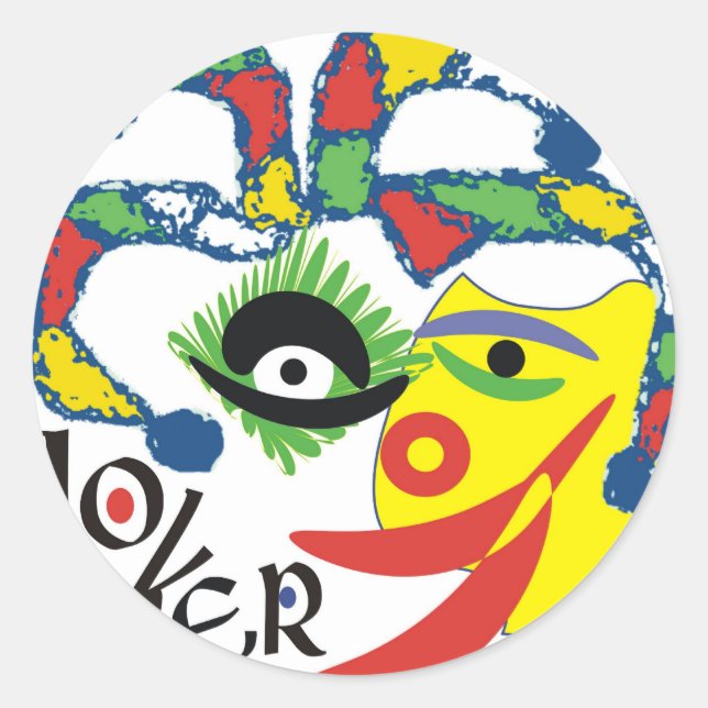 Adesivo Redondo Joker (Frente)