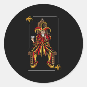 Adesivo Redondo Jokers Wild