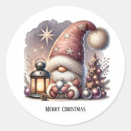 Adesivo Redondo Jolly Little Gnome Round Stickers
