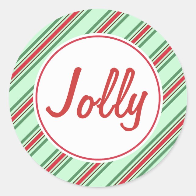 Adesivo Redondo Jolly Mint Stickers (Frente)
