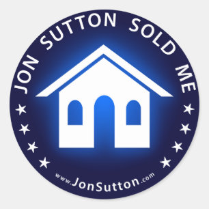 Adesivo Redondo Jon Sutton vendeu-me