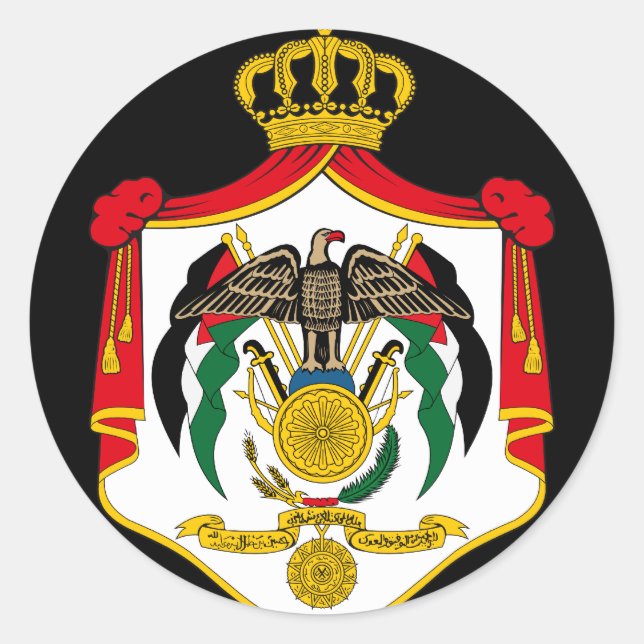 Adesivo Redondo jordan emblem (Frente)