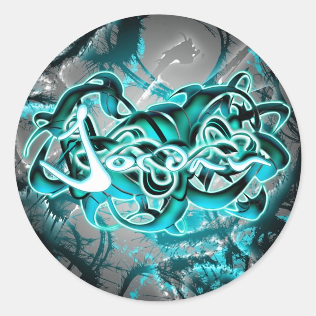 Adesivo Redondo Jordânia (Frente)