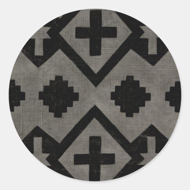 Adesivo Redondo Jornada à meia-noite I (Frente)