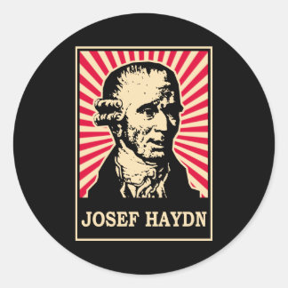 Adesivo Redondo Josef Haydn