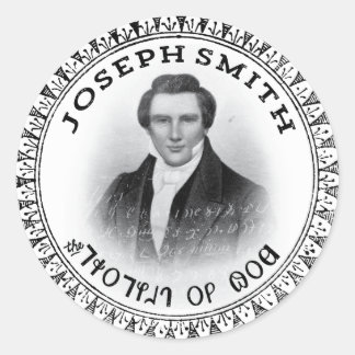 Adesivo Redondo Joseph Smith O Profeta de Deus