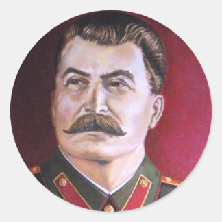 Adesivo Redondo Joseph Stalin