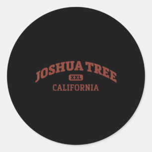 Adesivo Redondo Joshua Tree College Style Rock Escaling Area