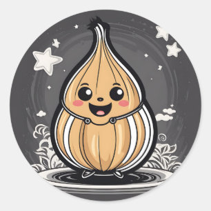 Adesivo Redondo Joy Onion Adventure