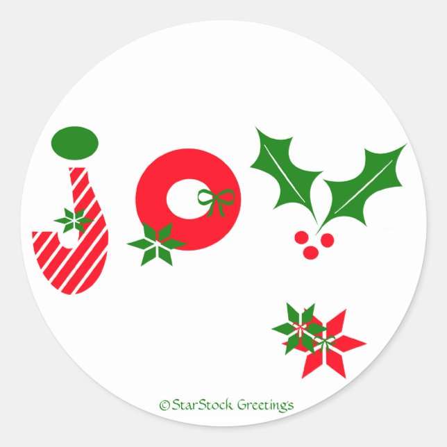Adesivo Redondo Joy Sticker (Frente)