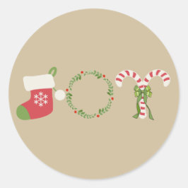 Adesivo Redondo Joy Sticker