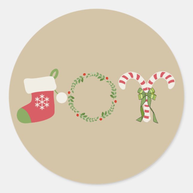 Adesivo Redondo Joy Sticker (Frente)