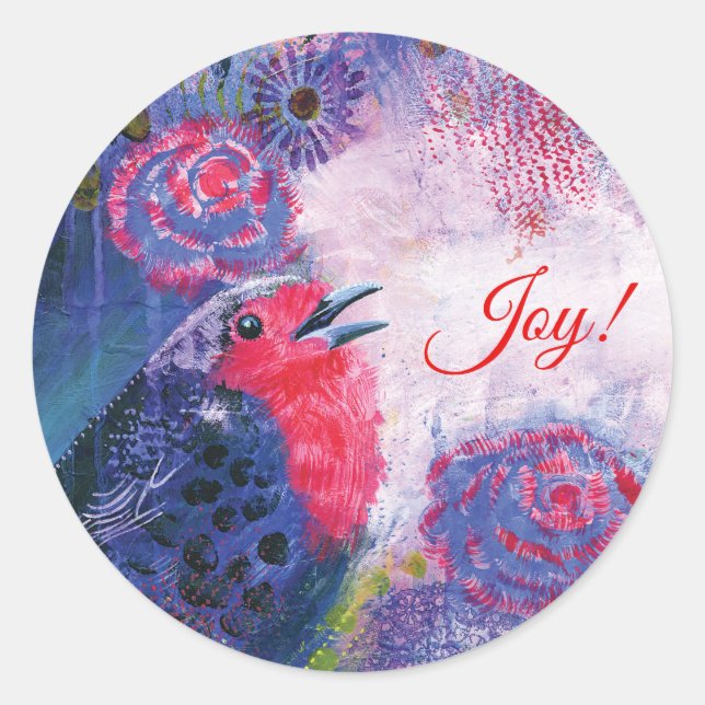 Adesivo Redondo Joy Stickers (Frente)