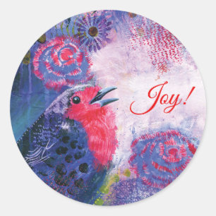 Adesivo Redondo Joy Stickers
