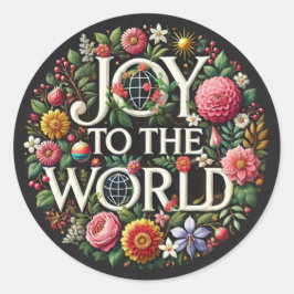 Adesivo Redondo JOY the World Stickers