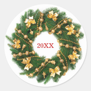 Adesivo Redondo Joy Wreath - Vinheta Círculo