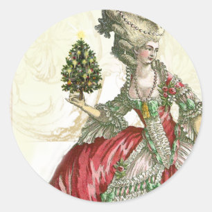 Adesivo Redondo Joyeux Noel