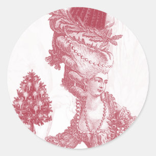 Adesivo Redondo Joyeux Noel (rouge)