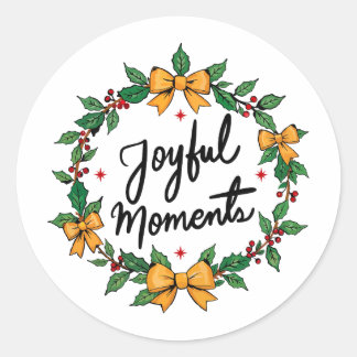 Adesivo Redondo Joyful moments