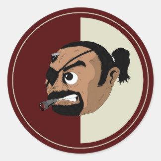 Adesivo Redondo JSC 'Stealth' Sticker