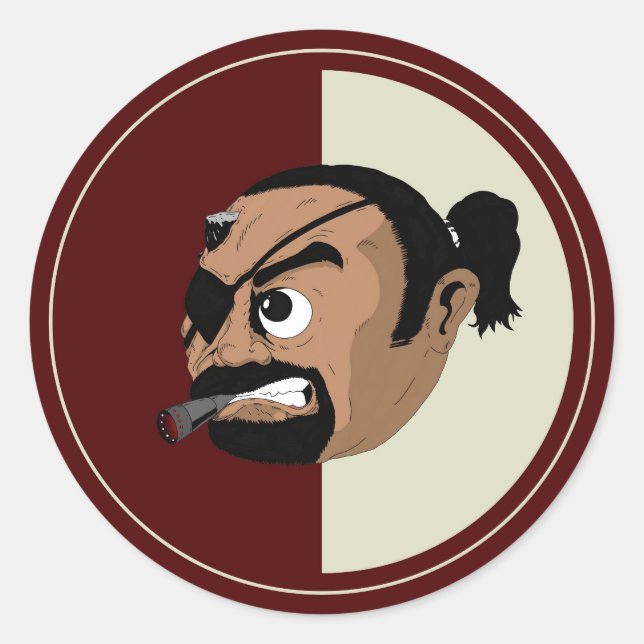 Adesivo Redondo JSC 'Stealth' Sticker (Frente)