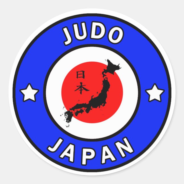 Adesivo Redondo Judo (Frente)