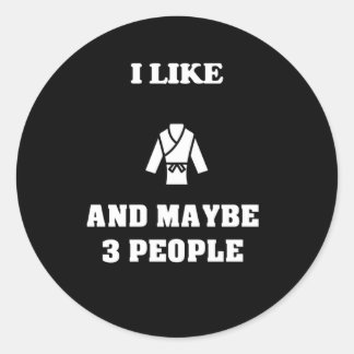 Adesivo Redondo Judo