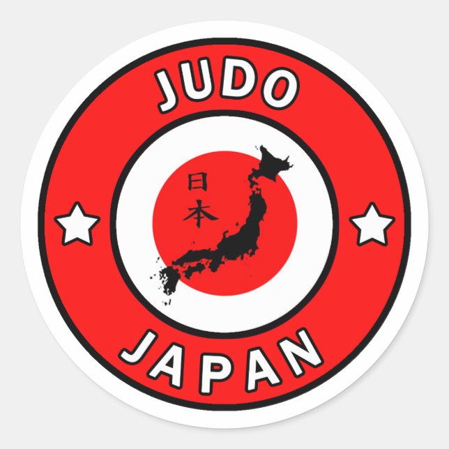 Adesivo Redondo Judo (Frente)