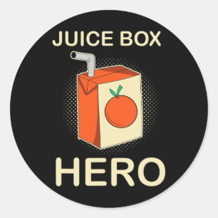 Adesivo Redondo Juice Box Hero Diabetes Consciência Mês
