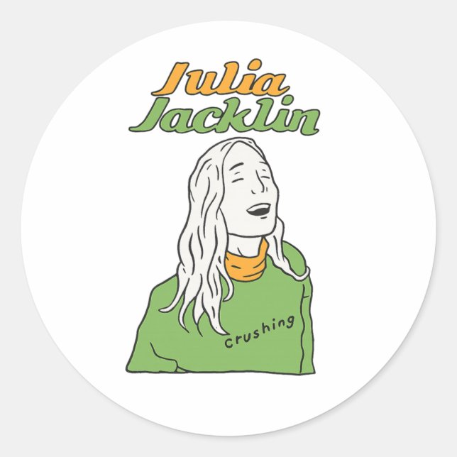 Adesivo Redondo Julia Jacklin (Frente)
