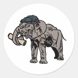 Adesivo Redondo Jumbo Stickers (20 COUNT!)