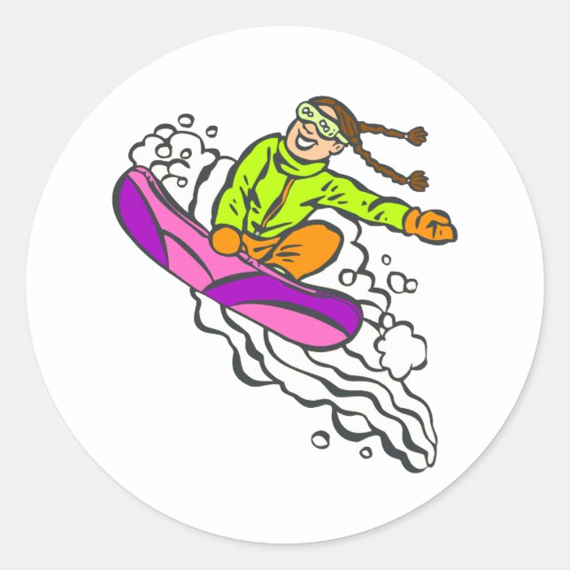 Adesivo Redondo Jumper Rapariga (Frente)