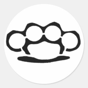 Adesivo Redondo Juntas de bronze