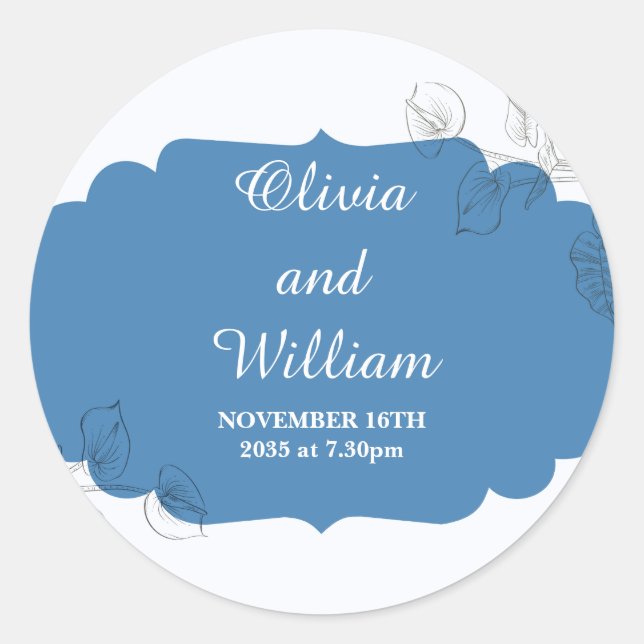 Adesivo Redondo Juntos para sempre (Frente)