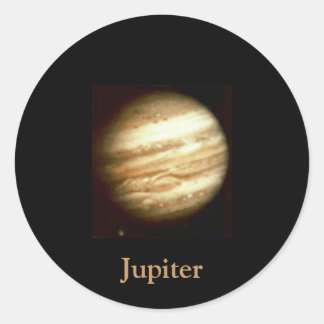 Adesivo Redondo Jupiter Sticker