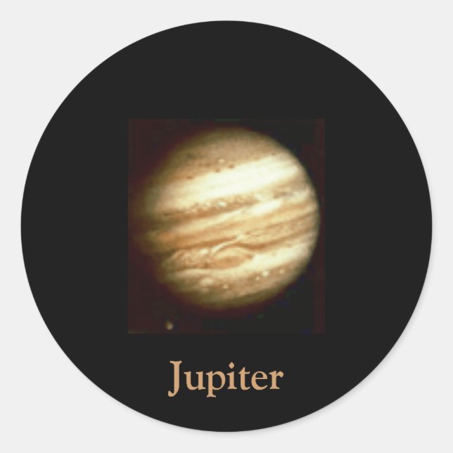 Adesivo Redondo Jupiter Sticker (Frente)