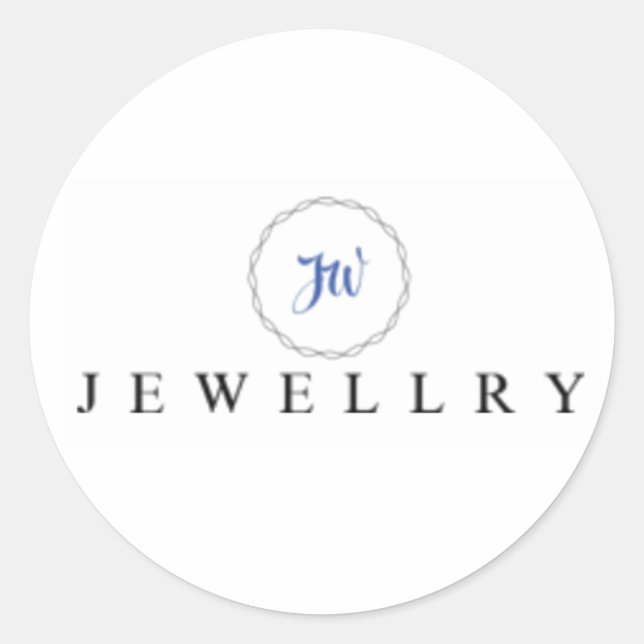 Adesivo Redondo JW Jewellry Sticker(s) (Frente)