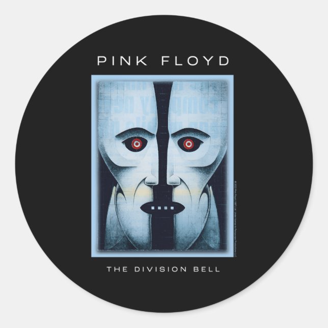 Adesivo Redondo K Floyd The Division Bell (Frente)