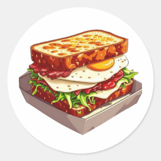 Adesivo Redondo K-Style Bullet Jouraling Series 7 - Comida Sticker