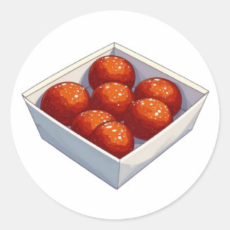 Adesivo Redondo K-Style Bullet Jouraling Series 9 - Comida Sticker