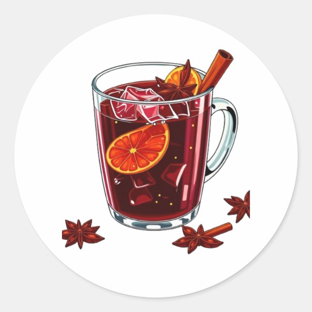 Adesivo Redondo K-Style Bullet Journaling Series13 - Comidas Stick (Frente)