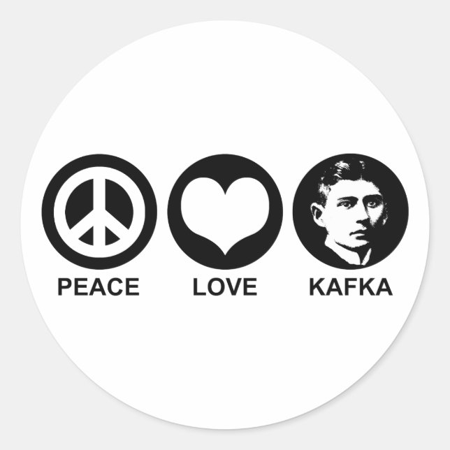 Adesivo Redondo Kafka (Frente)