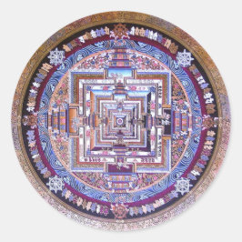 Adesivo Redondo Kalachakra Mandala