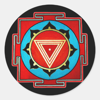 Adesivo Redondo Kali Yantra Sticker