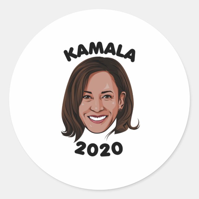 ADESIVO REDONDO KAMALA 2020 (Frente)