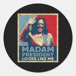 Adesivo Redondo Kamala 2024