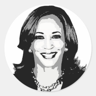 Adesivo Redondo Kamala Harris